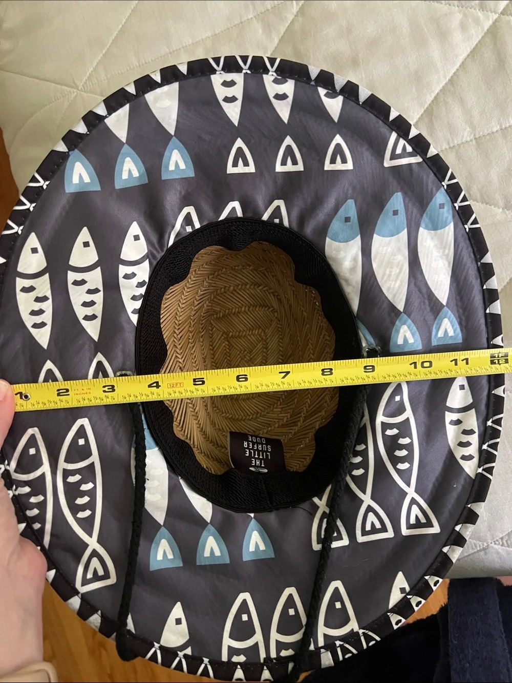 Little Surfer Dude Kids Straw Sun Hat